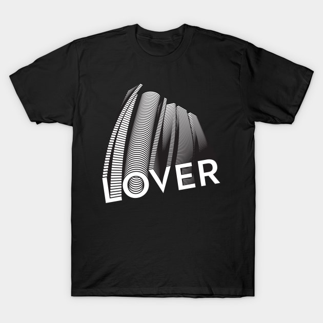 Lover 02 T-Shirt by Julia Newman Studio